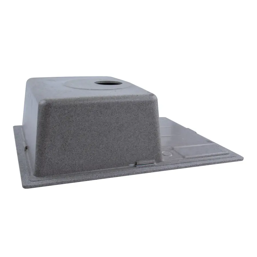 Гранітна мийка для кухні Platinum 6550 INTENSO матова Сіра