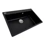 Гранітна мийка для кухні Platinum 7850 Bogema матова (чорна)