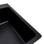 Гранітна мийка для кухні Platinum 7850 Bogema матова (чорна)