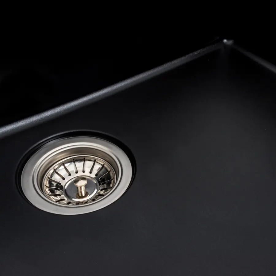 Гранітна мийка для кухні Platinum 7850 Bogema матова (чорна)