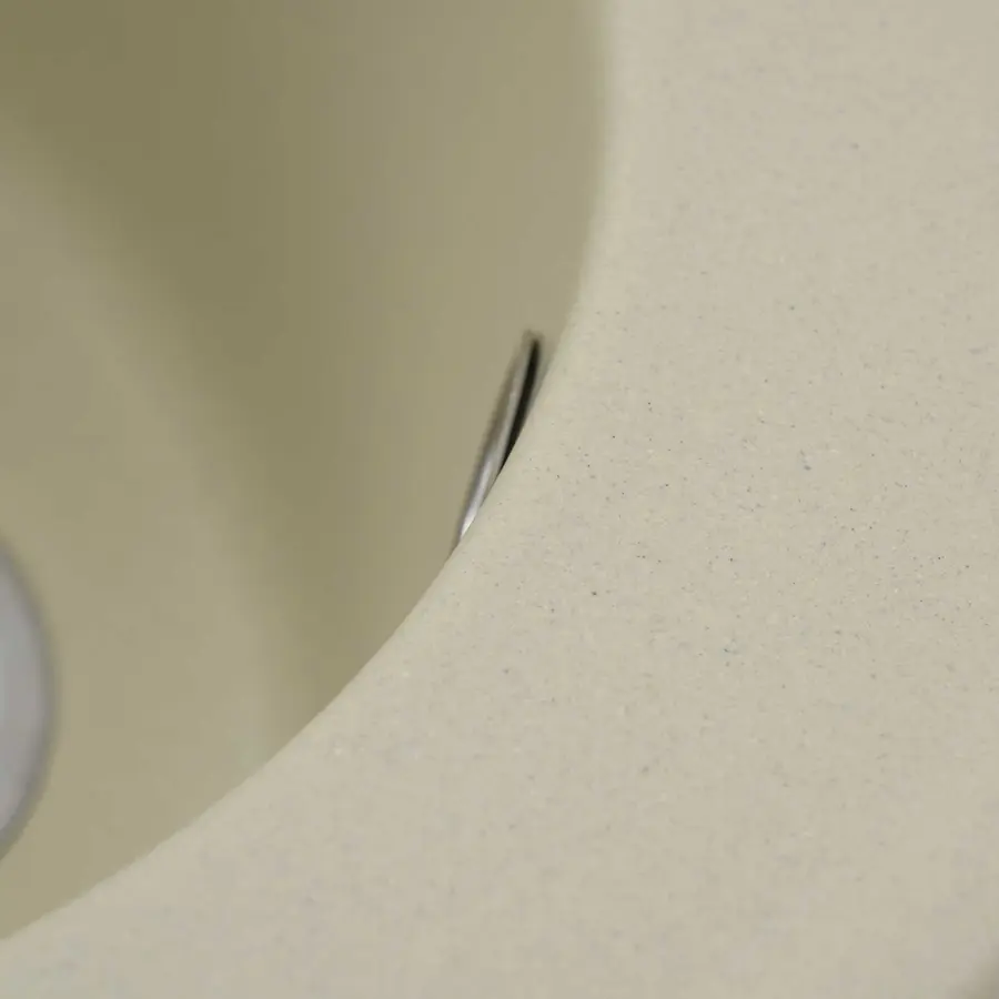 Гранітна мийка для кухні Platinum 510 YARA глянець Айворі