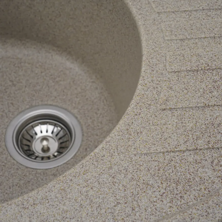 Гранітна мийка для кухні Platinum 6250 SOUL матова Карамель