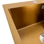 Кухонна мийка Platinum Handmade PVD золото HSBB 500х500х230 (з кріпленням+повна комплектація)