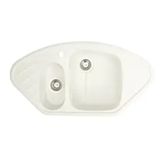 Гранітна мийка для кухні Platinum 9250UW LARGO глянець Білосніжна