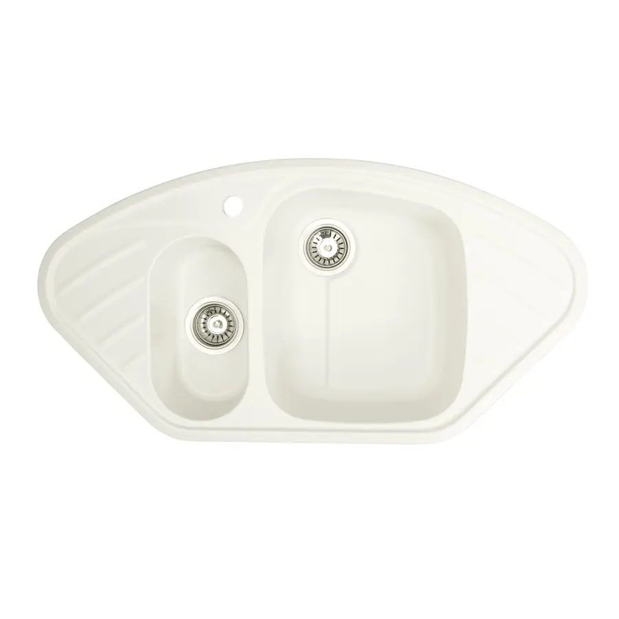 Гранітна мийка для кухні Platinum 9250UW LARGO глянець Білосніжна