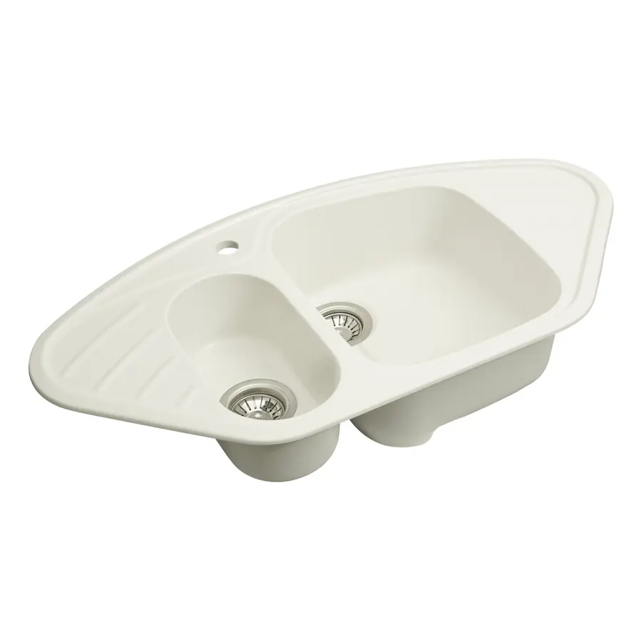 Гранітна мийка для кухні Platinum 9250UW LARGO глянець Білосніжна