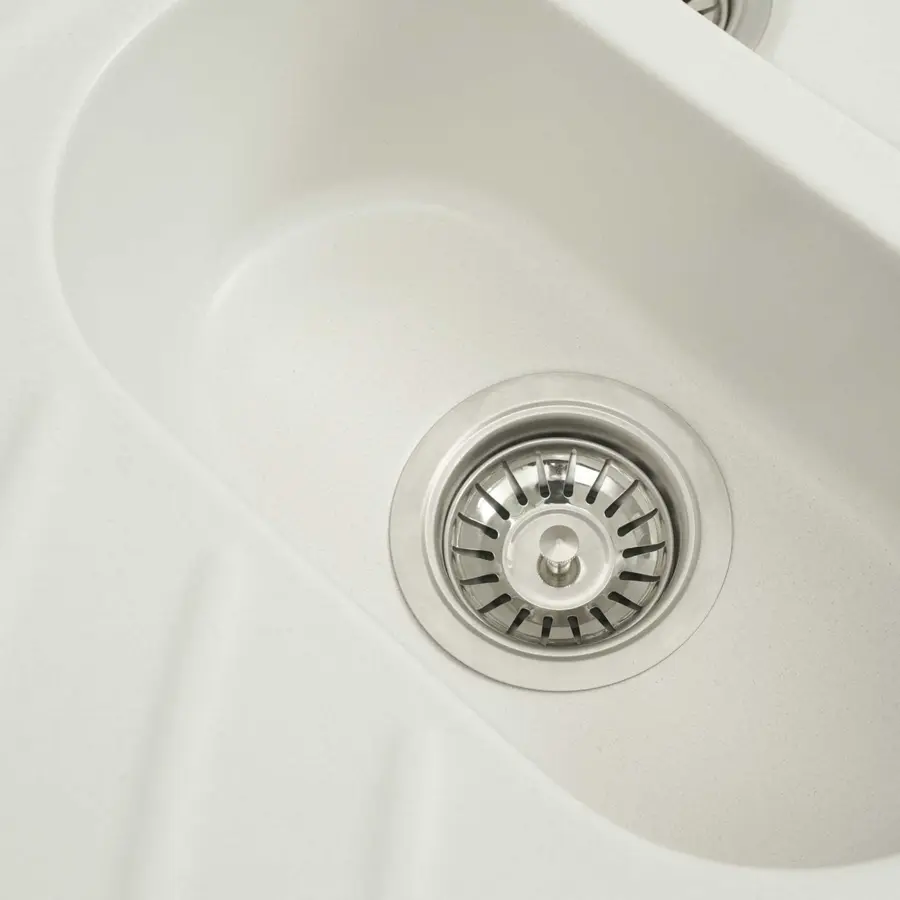 Гранітна мийка для кухні Platinum 9250UW LARGO глянець Білосніжна