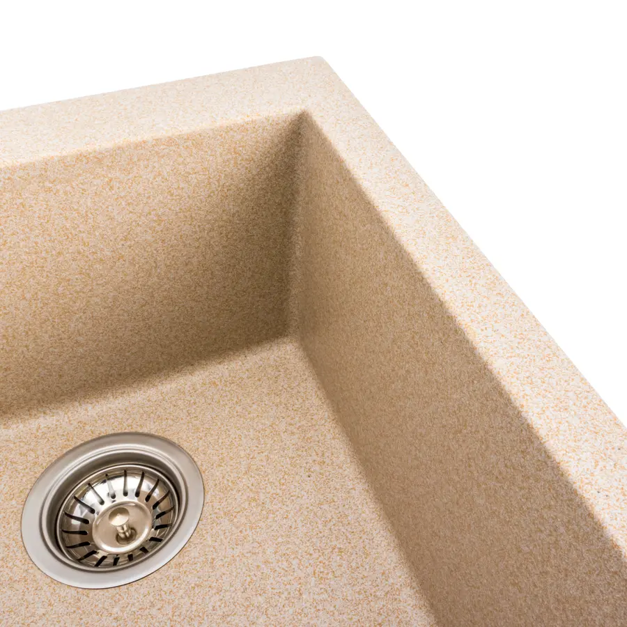 Гранитная мойка для кухни Platinum 4150 SOKIL матовая (сафари)