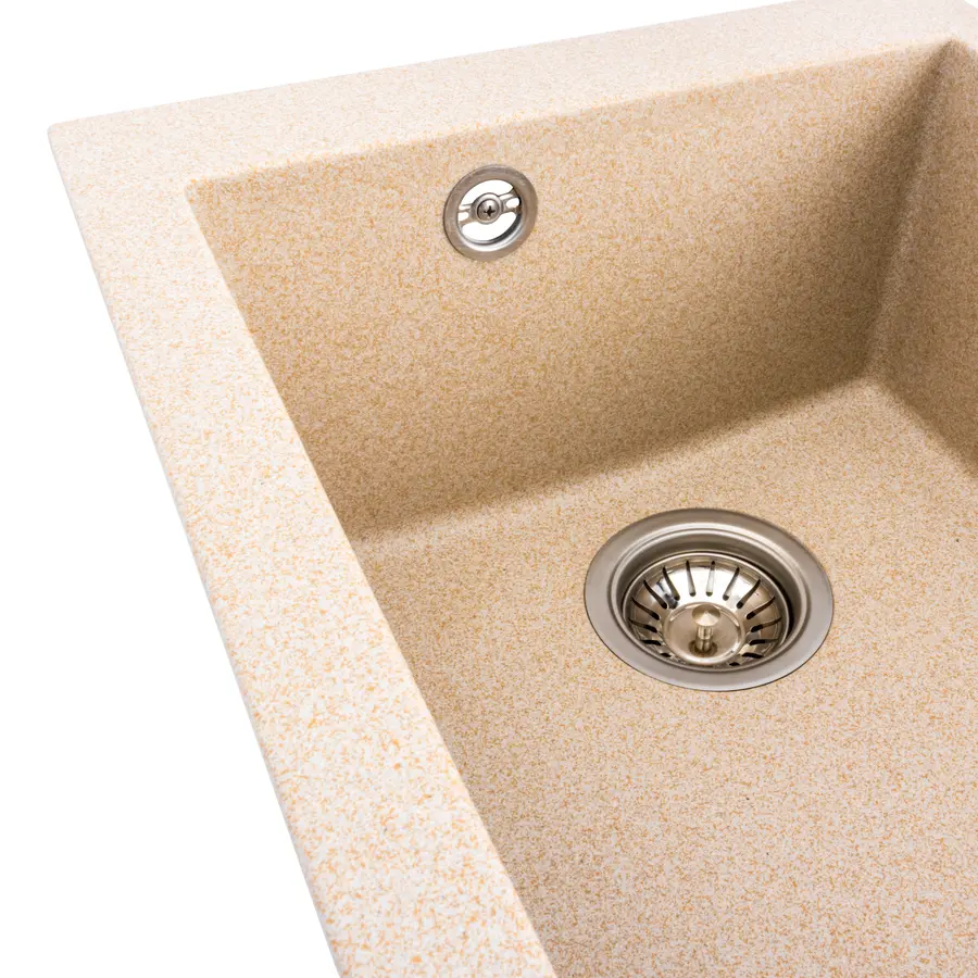 Гранитная мойка для кухни Platinum 4150 SOKIL матовая (сафари)