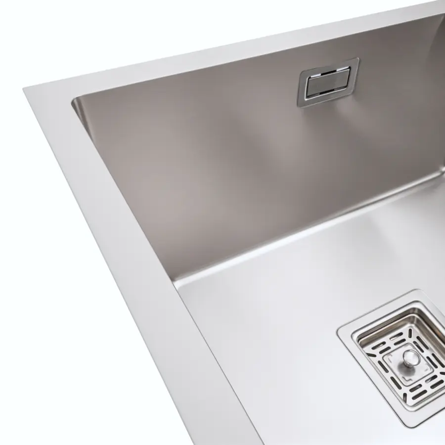 Мийка Platinum Handmade 780х440х230 L нержавійка (квадратний сифон,3.0/1.0)