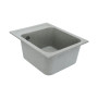 Гранітна мийка для кухні Platinum 4050 RUBY глянець Сіра