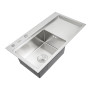 Кухонна мийка Platinum Handmade 780х430х220 L (товщина 3,0/1,5 мм корзина та дозатор в комплекті)