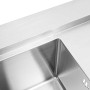 Кухонна мийка Platinum Handmade 780х430х220 L (товщина 3,0/1,5 мм корзина та дозатор в комплекті)