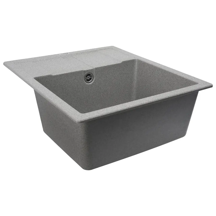 Гранітна мийка для кухні Platinum 5851 ARIA матова Сіра