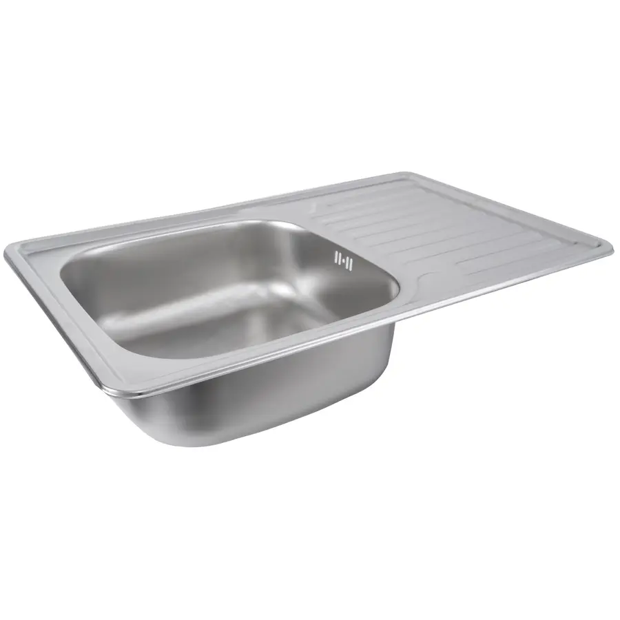 Кухонна мийка з нержавіючої сталі Platinum САТИН 7850 (0,8/180 мм)