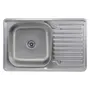 Кухонна мийка з нержавіючої сталі Platinum САТИН 7850 (0,8/180 мм)