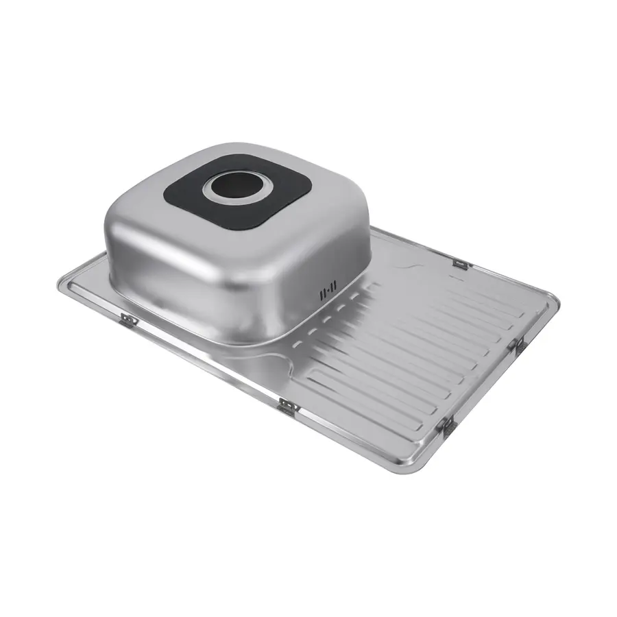 Кухонна мийка з нержавіючої сталі Platinum САТИН 7850 (0,8/180 мм)