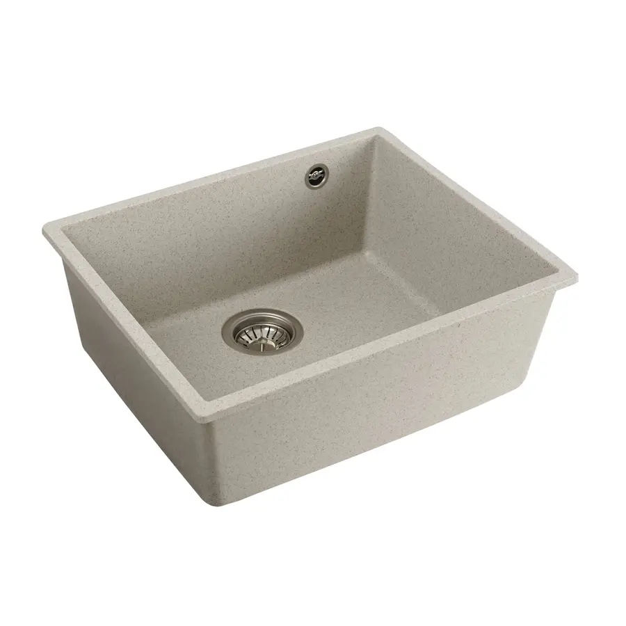 Гранитная мойка для кухни Platinum 5444 OASIS матовая Топаз