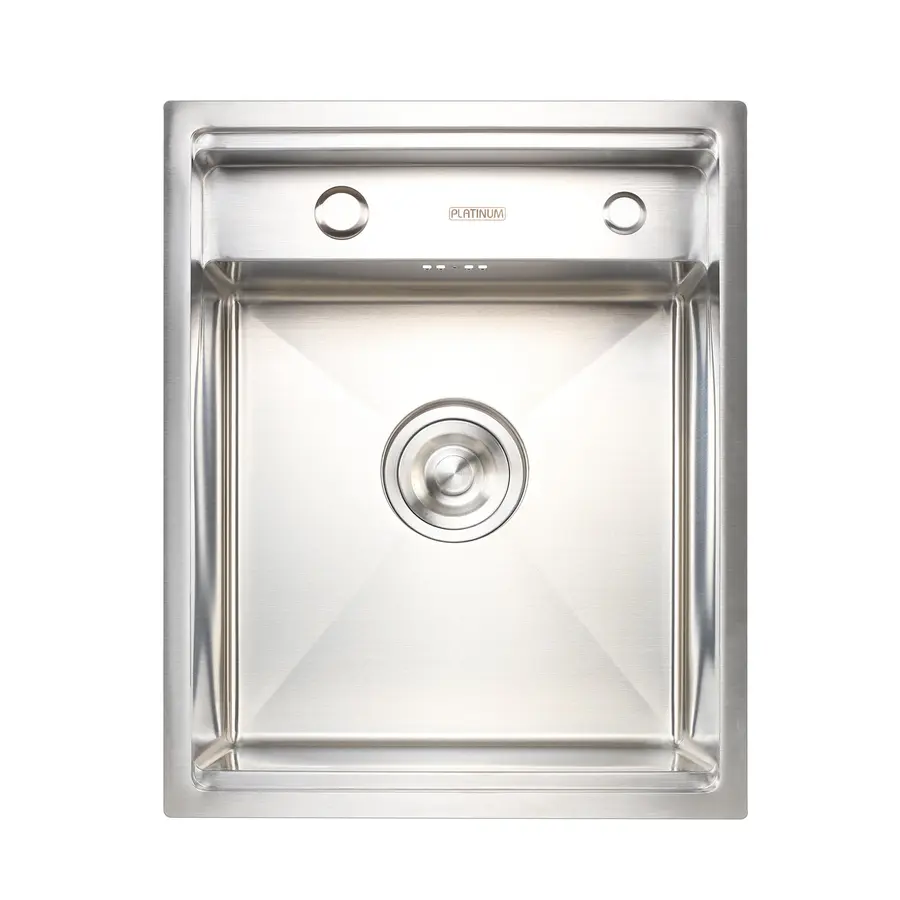 Кухонна прихована мийка Platinum Handmade 400х500х220 (змішувач в комплекті)