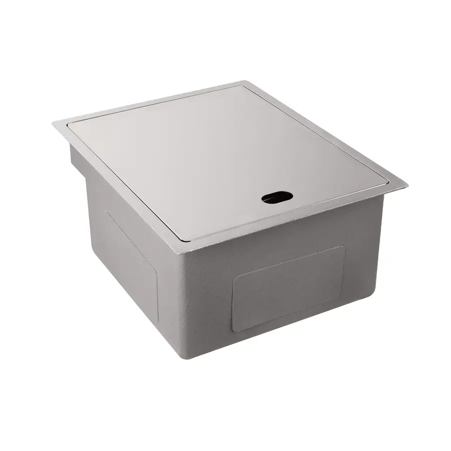 Кухонна прихована мийка Platinum Handmade 400х500х220 (змішувач в комплекті)