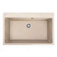 Гранітна мийка для кухні Platinum 7850 Bogema матова (сафарі)