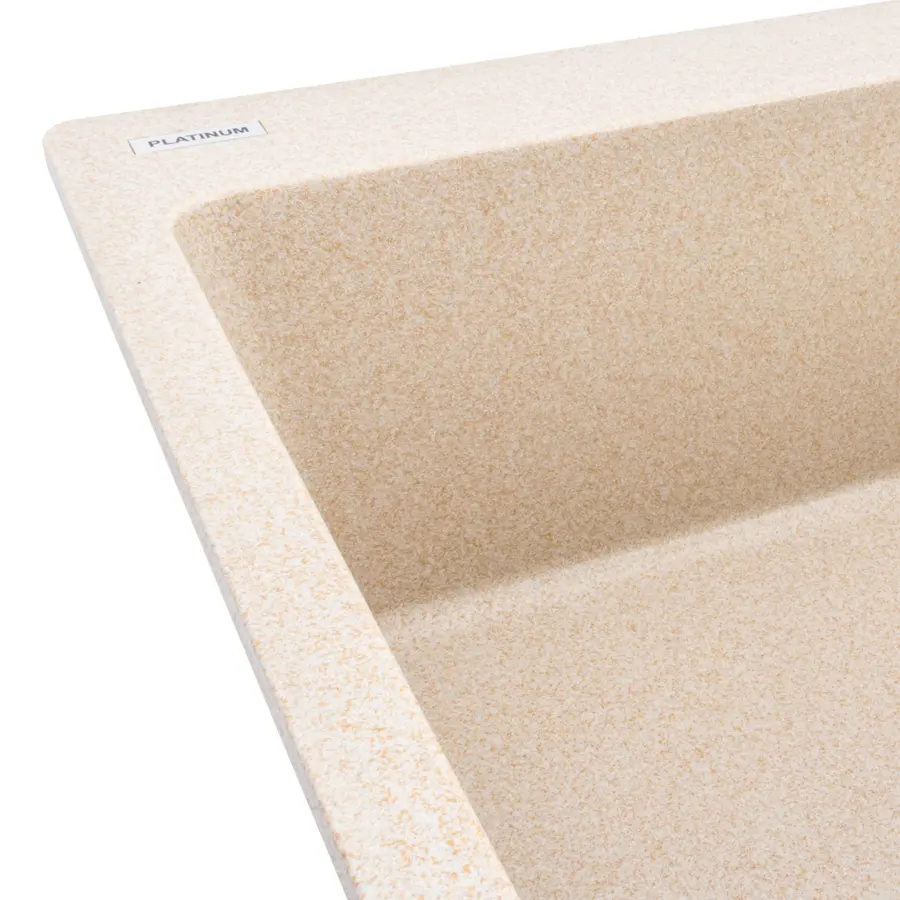 Гранітна мийка для кухні Platinum 7850 Bogema матова (сафарі)