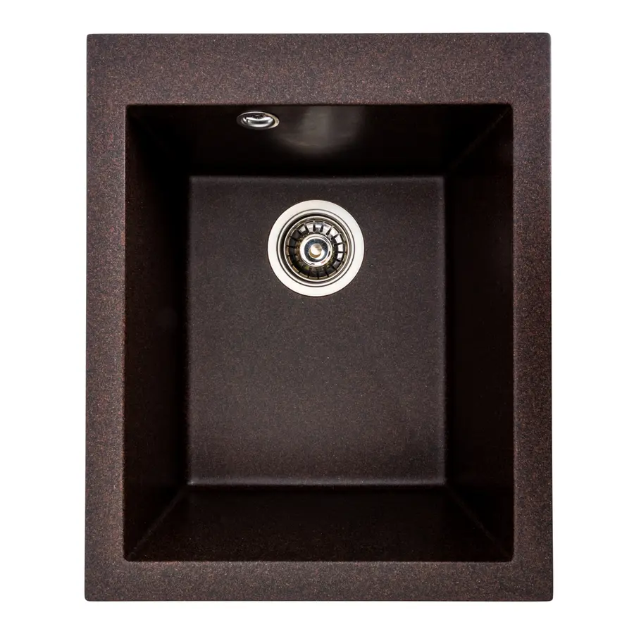 Гранітна мийка для кухні Platinum 4150 SOKIL матова Шоколад