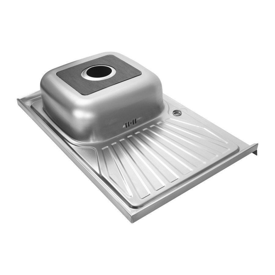 Кухонна мийка з нержавіючої сталі Platinum САТИН 8050 R (0,7/160 мм)