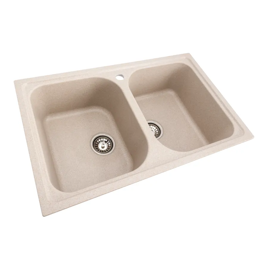 Гранітна мийка для кухні Platinum 7950 Equatoria глянець Сафарі