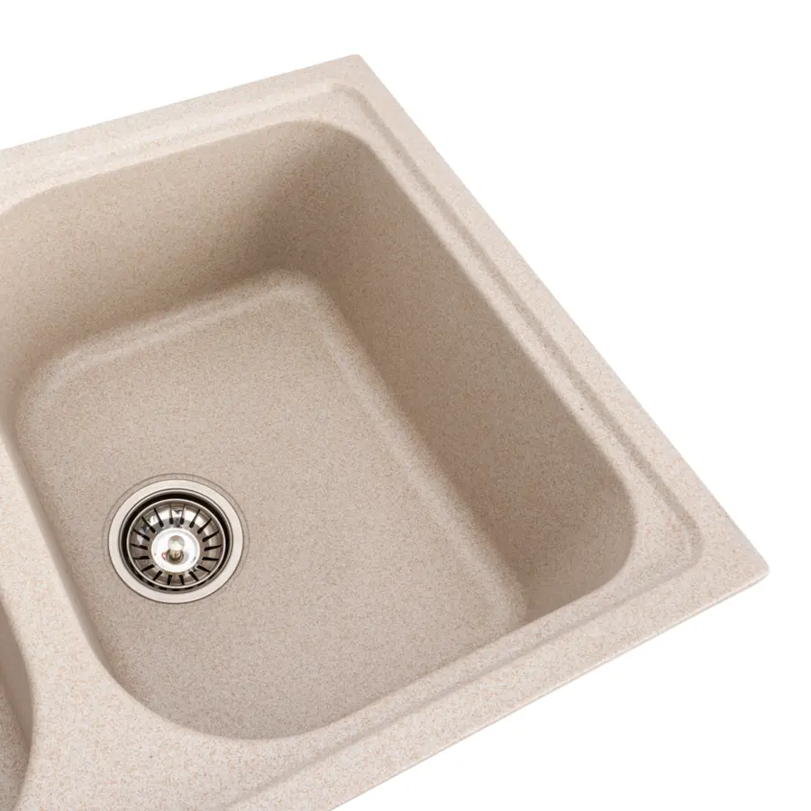 Гранітна мийка для кухні Platinum 7950 Equatoria глянець Сафарі