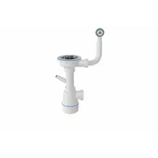 Сифон одинарный для гранита NOVA 1041 (без гофры, пластиковый винт)