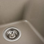Гранитная мойка для кухни Platinum 4050 KORRADO матовый Титан