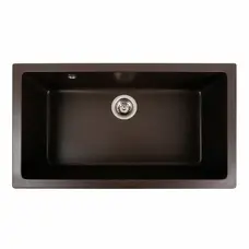 Гранітна мийка для кухні Platinum 7945 Paruana матова Темна скеля