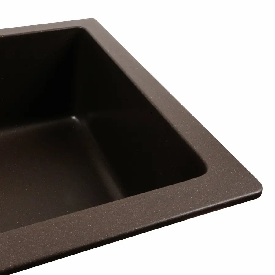 Гранітна мийка для кухні Platinum 7945 Paruana матова Темна скеля