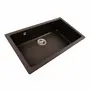 Гранітна мийка для кухні Platinum 7945 Paruana матова Темна скеля