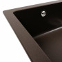 Гранитная мойка для кухни Platinum 7945 Paruana матовая Темная скала