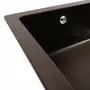 Гранітна мийка для кухні Platinum 7945 Paruana матова Темна скеля