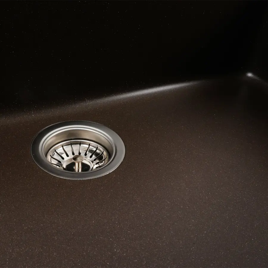 Гранітна мийка для кухні Platinum 7945 Paruana матова Темна скеля