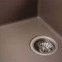 Гранитная мойка для кухни Platinum 7950 Selena матовая Дюна