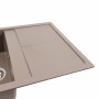 Гранитная мойка для кухни Platinum 7950 Selena матовая Дюна