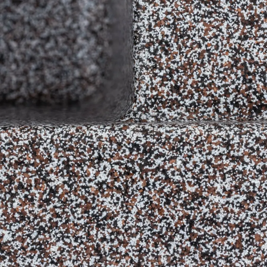 Гранитная мойка для кухни Platinum 6550 LOTOS матовый Микс