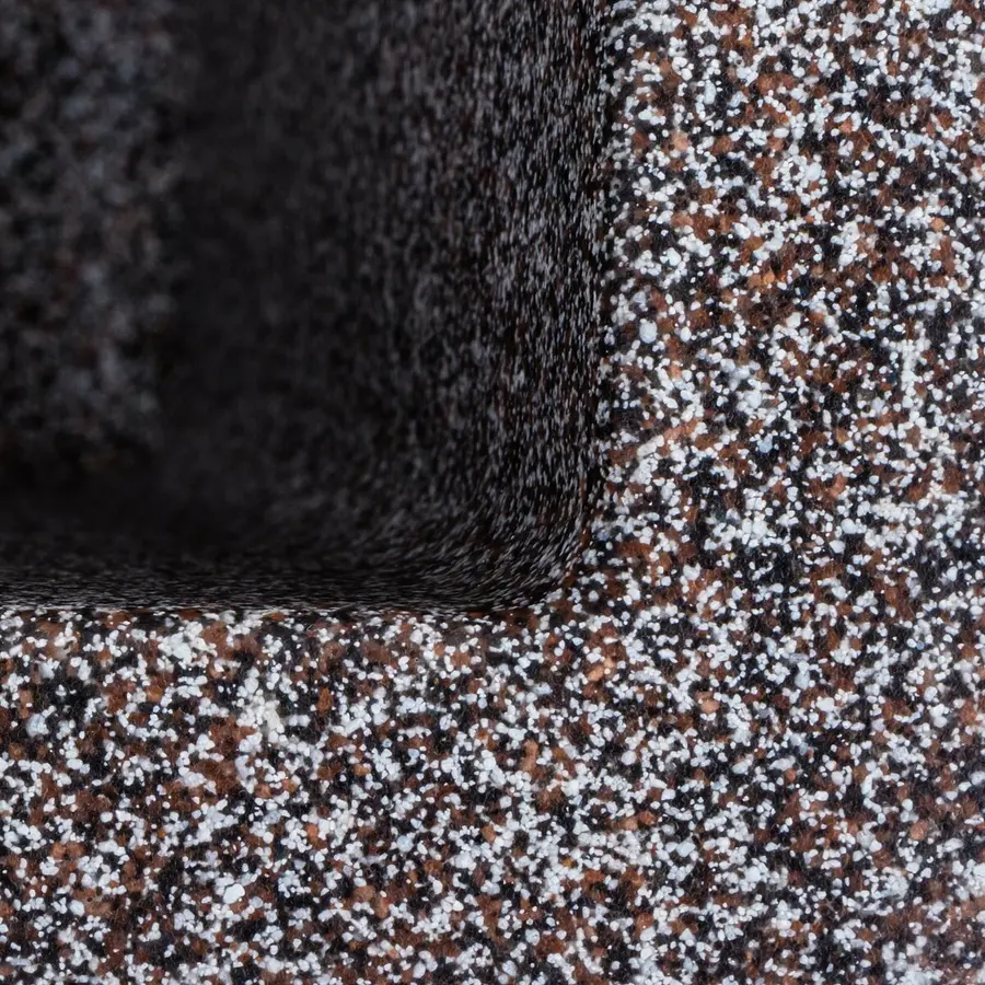 Гранітна мийка для кухні Platinum 4040 RUBA матовий мікс