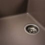 Гранітна мийка для кухні Platinum 7850W TOSKANA матова Дюна