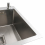 Кухонна мийка 78*50С R нержавійка Platinum Handmade (поглиблена полиця, 3.0/1.0 мм)