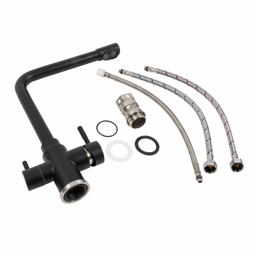 Змішувач під фільтр Platinum KT 8201 (8626) Чорний матовий