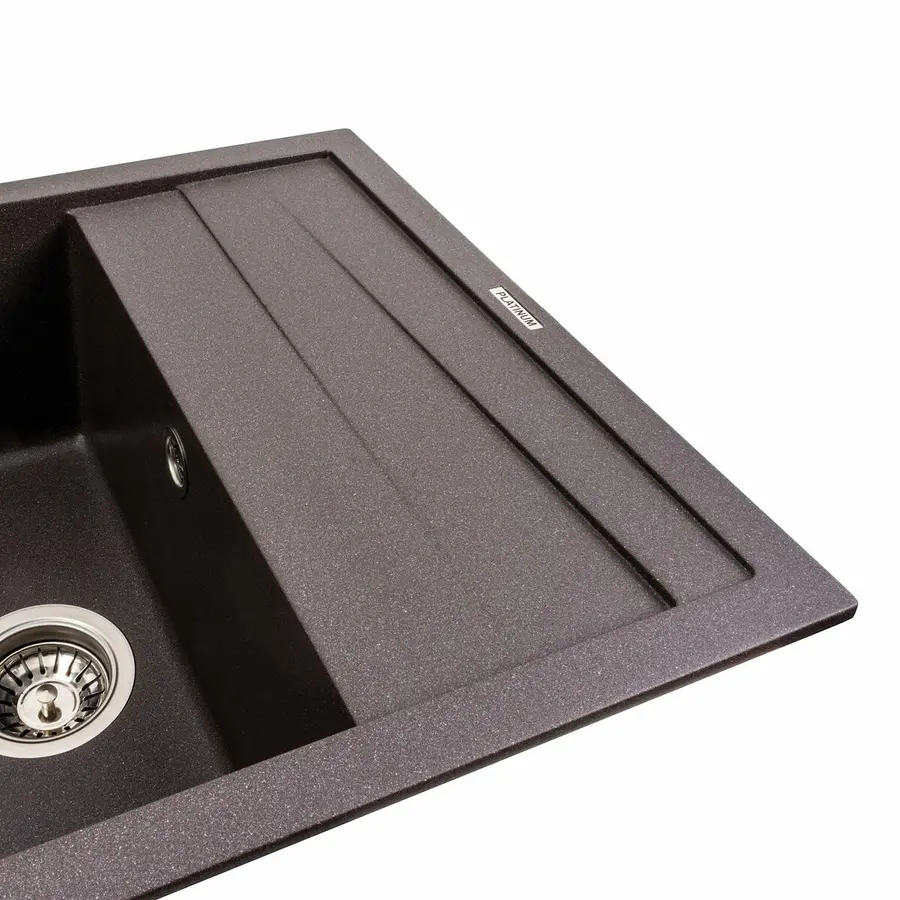 Кухонная мойка гранитная матовая 7050 CASCADA Platinum Гренадин