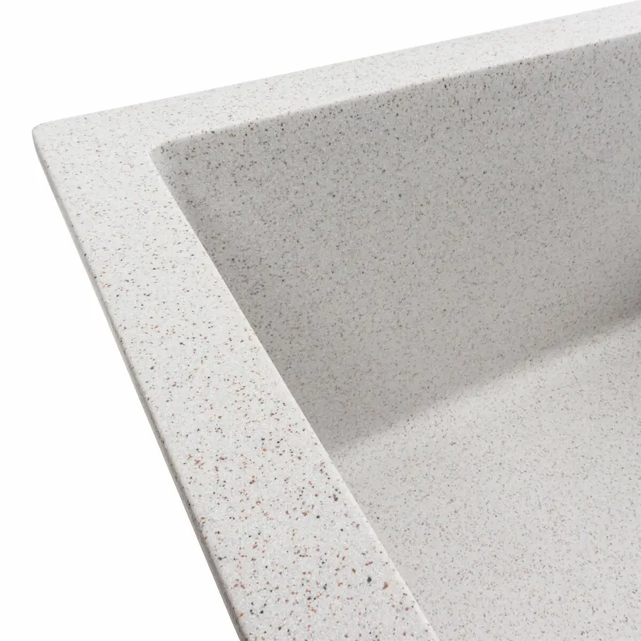 Кухонна мийка гранітна матова 7050 CASCADA Platinum Топаз