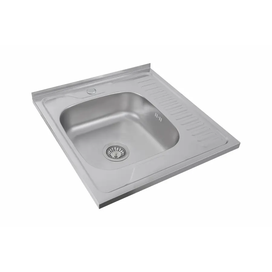 Кухонна мийка з нержавіючої сталі Valeso САТИН 6060 L (0,7/160 мм)