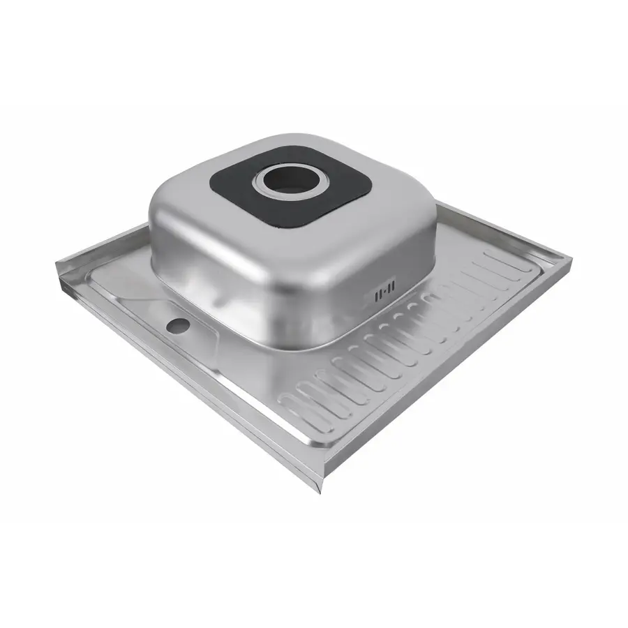 Кухонна мийка з нержавіючої сталі Valeso САТИН 6060 L (0,7/160 мм)