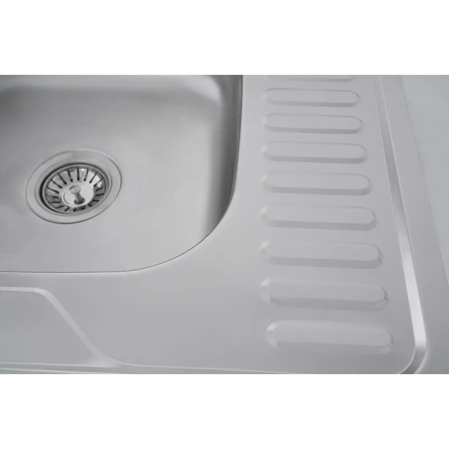 Кухонна мийка з нержавіючої сталі Valeso САТИН 6060 L (0,7/160 мм)